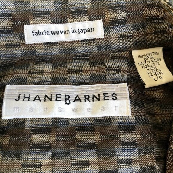 JHANE BARNES Button Front Shirt Woven Japan Fabric - Picture 3 of 3